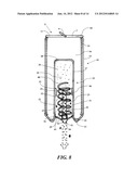 Self Chilling Beverage Container With Cooling Agent Insert diagram and image