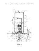 Self Chilling Beverage Container With Cooling Agent Insert diagram and image