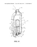 Self Chilling Beverage Container With Cooling Agent Insert diagram and image