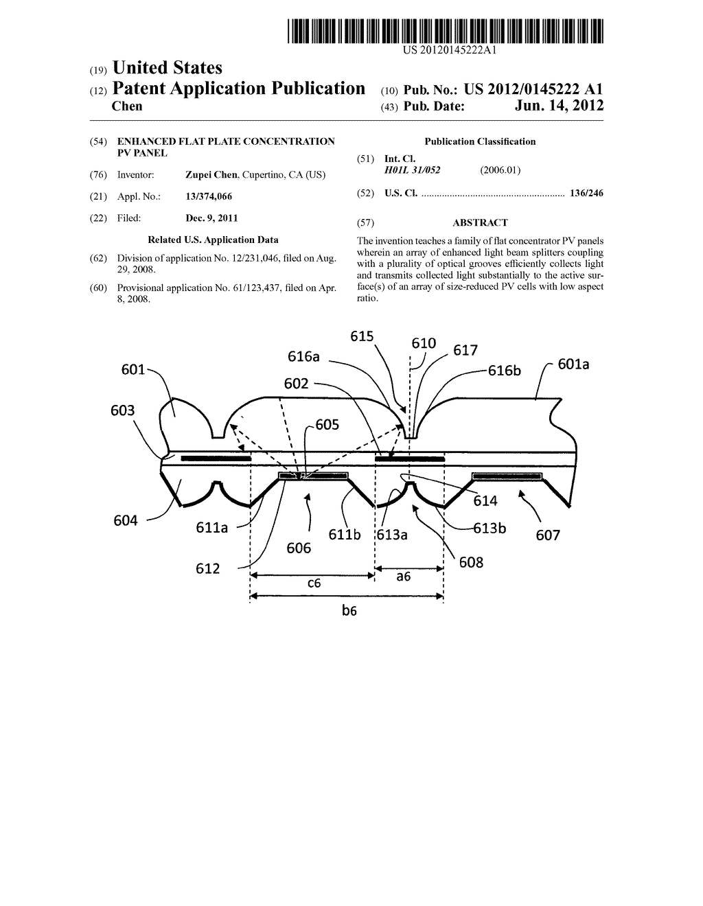 Enhanced flat plate concentration PV panel - diagram, schematic, and image 01