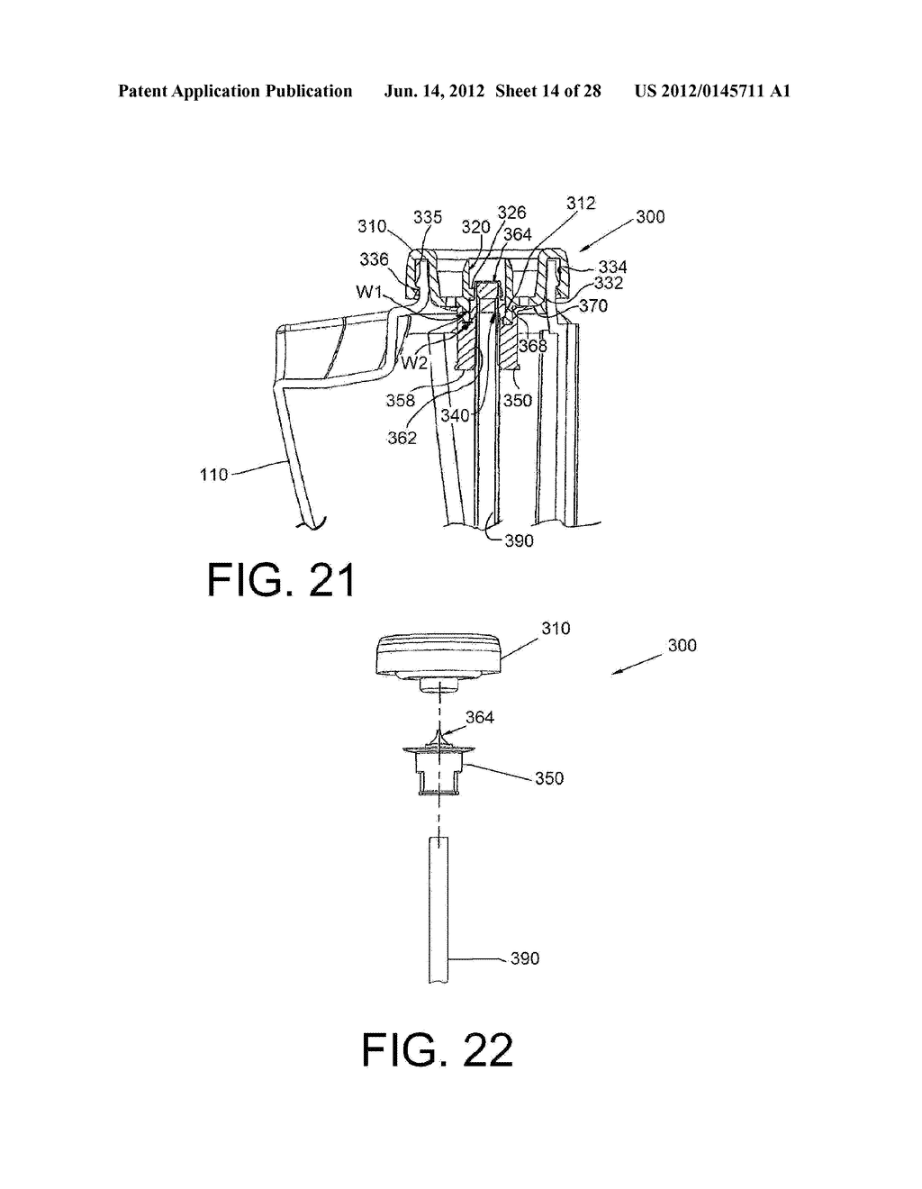 Container for Handheld Device for Dispensing Fluids - diagram, schematic, and image 15