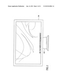 FLAT PANEL DISPLAY INCLUDING A HINGE ASSEMBLY diagram and image