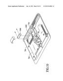 FLAT PANEL DISPLAY INCLUDING A HINGE ASSEMBLY diagram and image