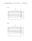 GaN COMPOUND SEMICONDUCTOR LIGHT EMITTING ELEMENT AND METHOD OF     MANUFACTURING THE SAME diagram and image