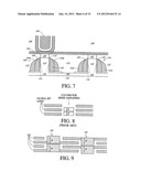 MEMORY ARRAY WITH SURROUNDING GATE ACCESS TRANSISTORS AND CAPACITORS WITH     GLOBAL AND STAGGERED LOCAL BIT LINES diagram and image