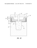 METHOD OF FABRICATING AN INTEGRATED CIRCUIT HAVING A STRAIN INDUCING     HOLLOW TRENCH ISOLATION REGION diagram and image