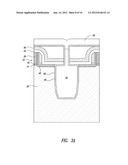 METHOD OF FABRICATING AN INTEGRATED CIRCUIT HAVING A STRAIN INDUCING     HOLLOW TRENCH ISOLATION REGION diagram and image