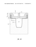 METHOD OF FABRICATING AN INTEGRATED CIRCUIT HAVING A STRAIN INDUCING     HOLLOW TRENCH ISOLATION REGION diagram and image