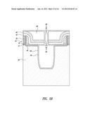 METHOD OF FABRICATING AN INTEGRATED CIRCUIT HAVING A STRAIN INDUCING     HOLLOW TRENCH ISOLATION REGION diagram and image