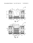 PACKAGED MICROELECTRONIC DEVICES RECESSED IN SUPPORT MEMBER CAVITIES, AND     ASSOCIATED METHODS diagram and image