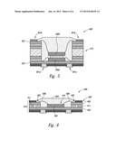 PACKAGED MICROELECTRONIC DEVICES RECESSED IN SUPPORT MEMBER CAVITIES, AND     ASSOCIATED METHODS diagram and image