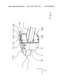 BEARING MECHANISM FOR A TRANSVERSE LEAF SPRING, MOUNTABLE IN THE AREA OF A     VEHICLE AXLE diagram and image