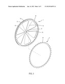 WHEEL RIM WITH A BRAKE ROTOR diagram and image