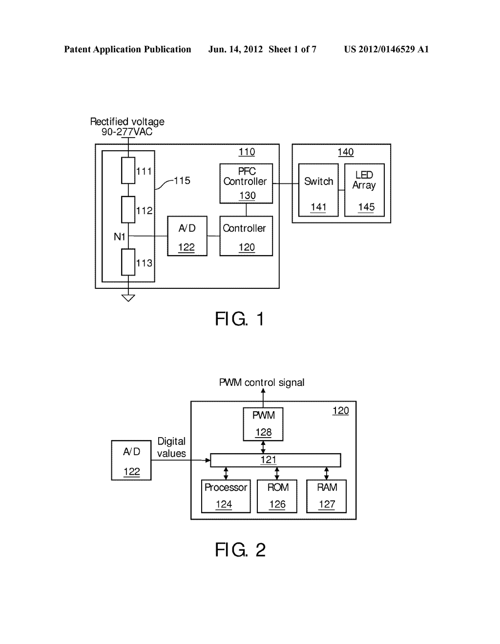 METHOD AND APPARATUS PROVIDING UNIVERSAL VOLTAGE INPUT FOR SOLID STATE     LIGHT FIXTURES - diagram, schematic, and image 02