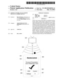 Remote Control of Electronic Devices Via Mobile Device diagram and image