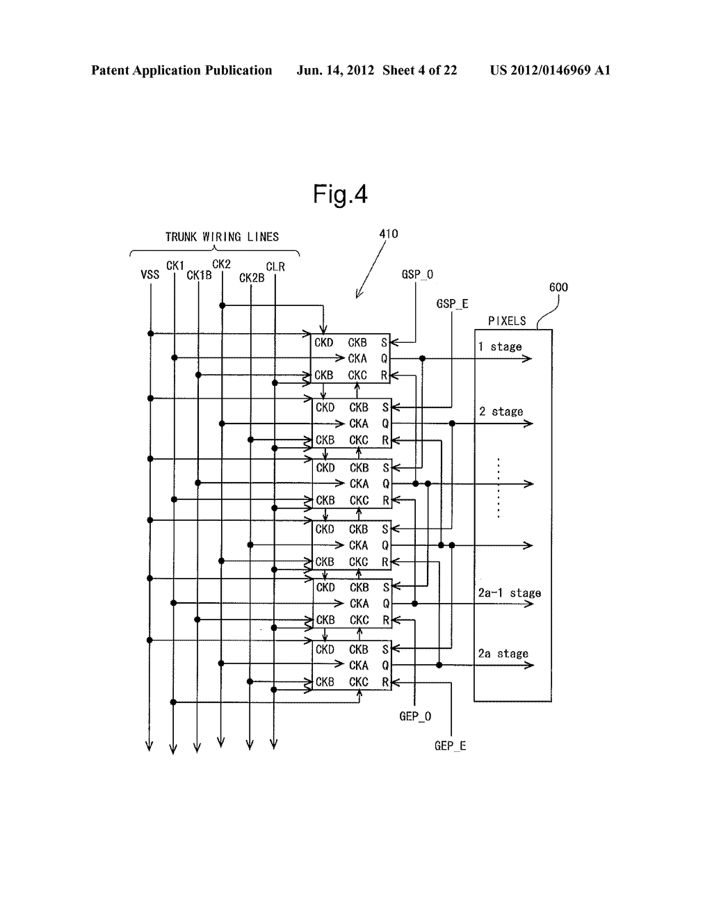 SCANNING SIGNAL LINE DRIVE CIRCUIT AND DISPLAY DEVICE INCLUDING SAME - diagram, schematic, and image 05