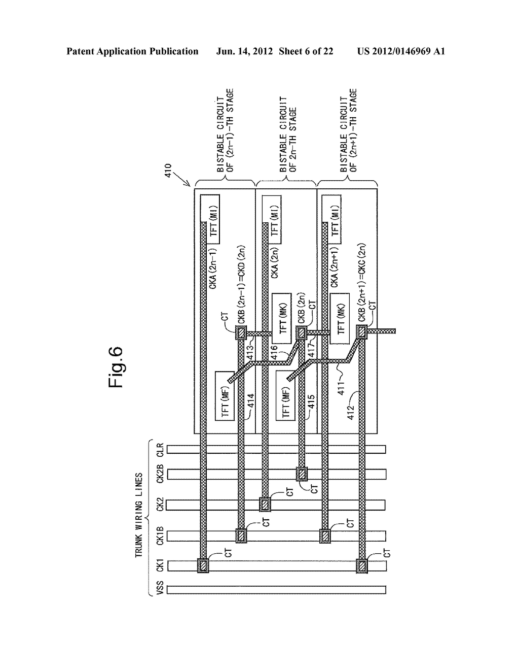 SCANNING SIGNAL LINE DRIVE CIRCUIT AND DISPLAY DEVICE INCLUDING SAME - diagram, schematic, and image 07