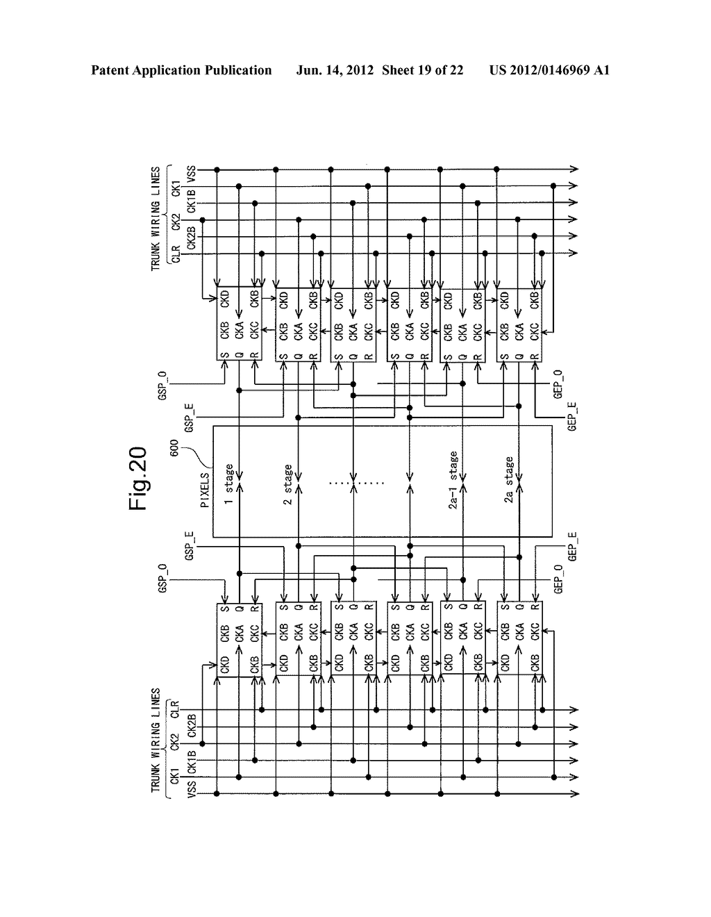 SCANNING SIGNAL LINE DRIVE CIRCUIT AND DISPLAY DEVICE INCLUDING SAME - diagram, schematic, and image 20
