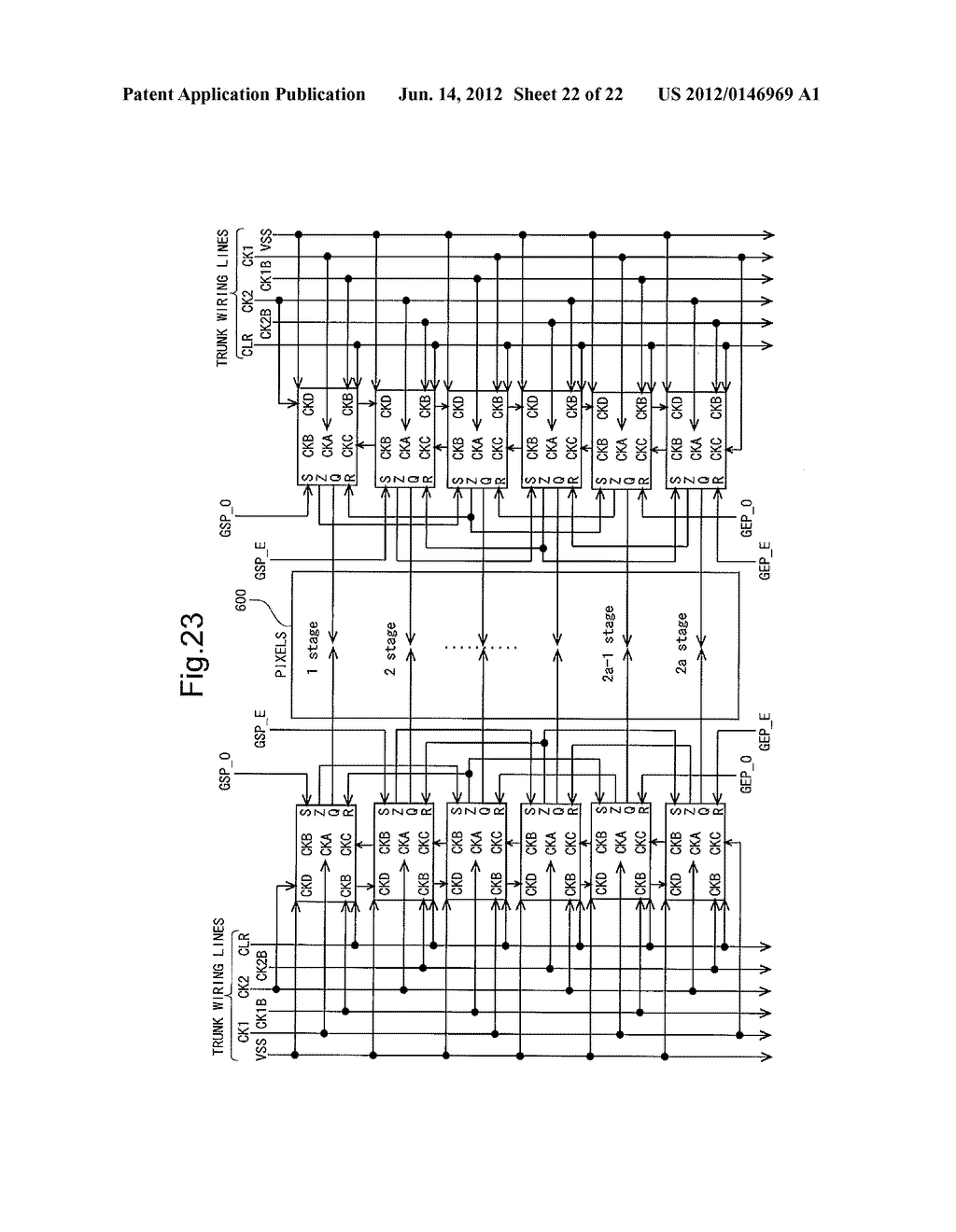 SCANNING SIGNAL LINE DRIVE CIRCUIT AND DISPLAY DEVICE INCLUDING SAME - diagram, schematic, and image 23