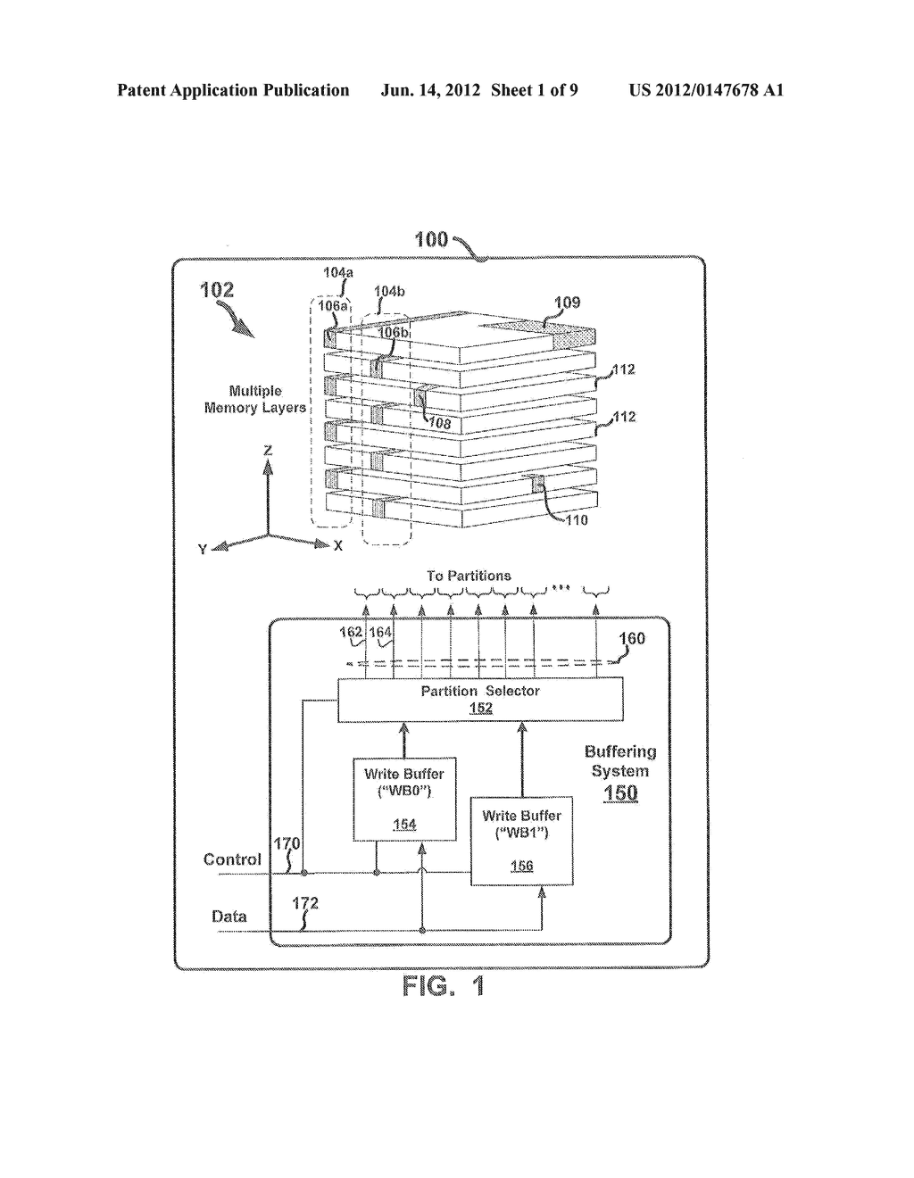 Buffering Systems For Accessing Multiple Layers Of Memory In Integrated     Circuits - diagram, schematic, and image 02