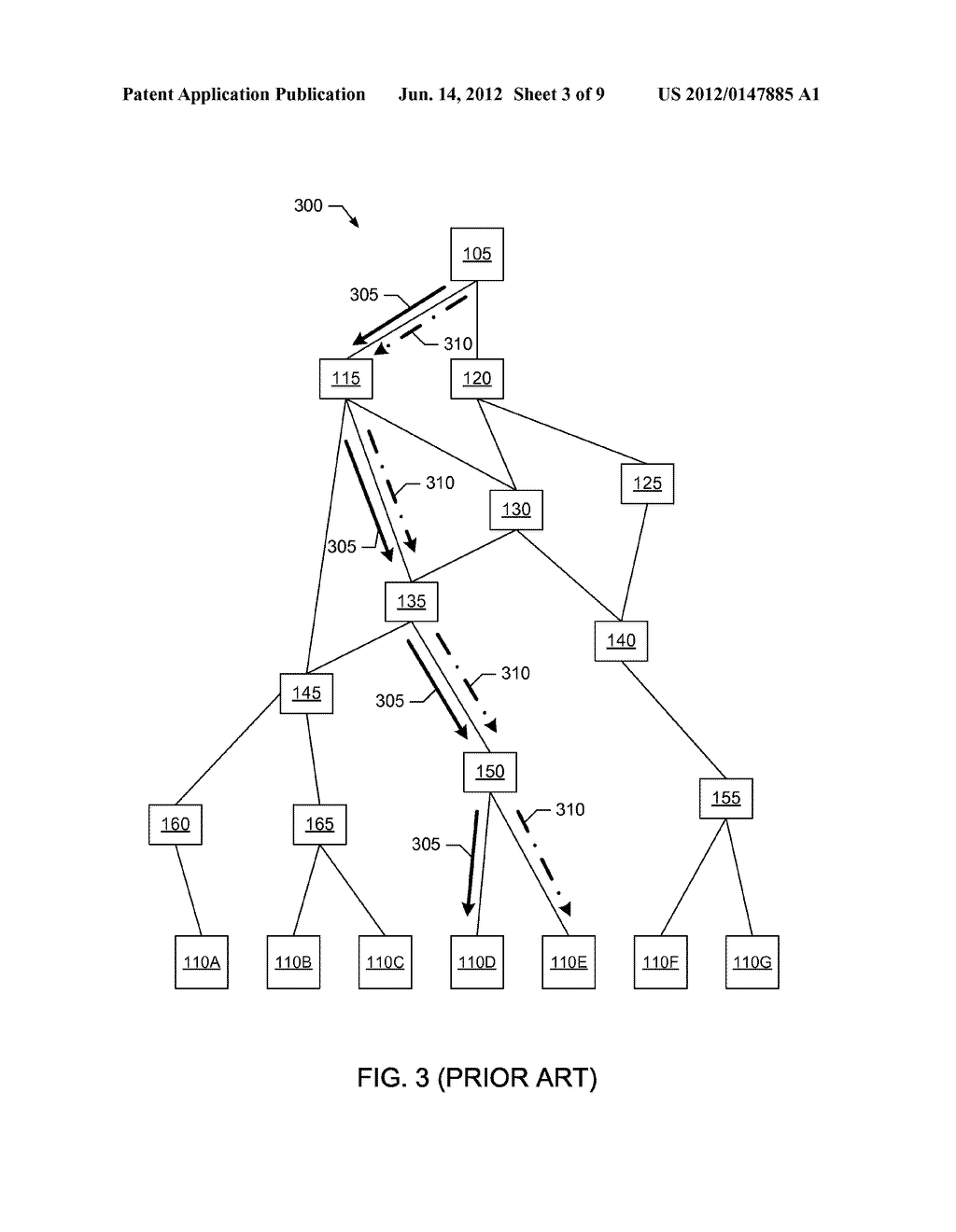 METHODS AND APPARATUS FOR NETWORK MULTICASTING USING HIERARCHICAL     REPLICATION - diagram, schematic, and image 04