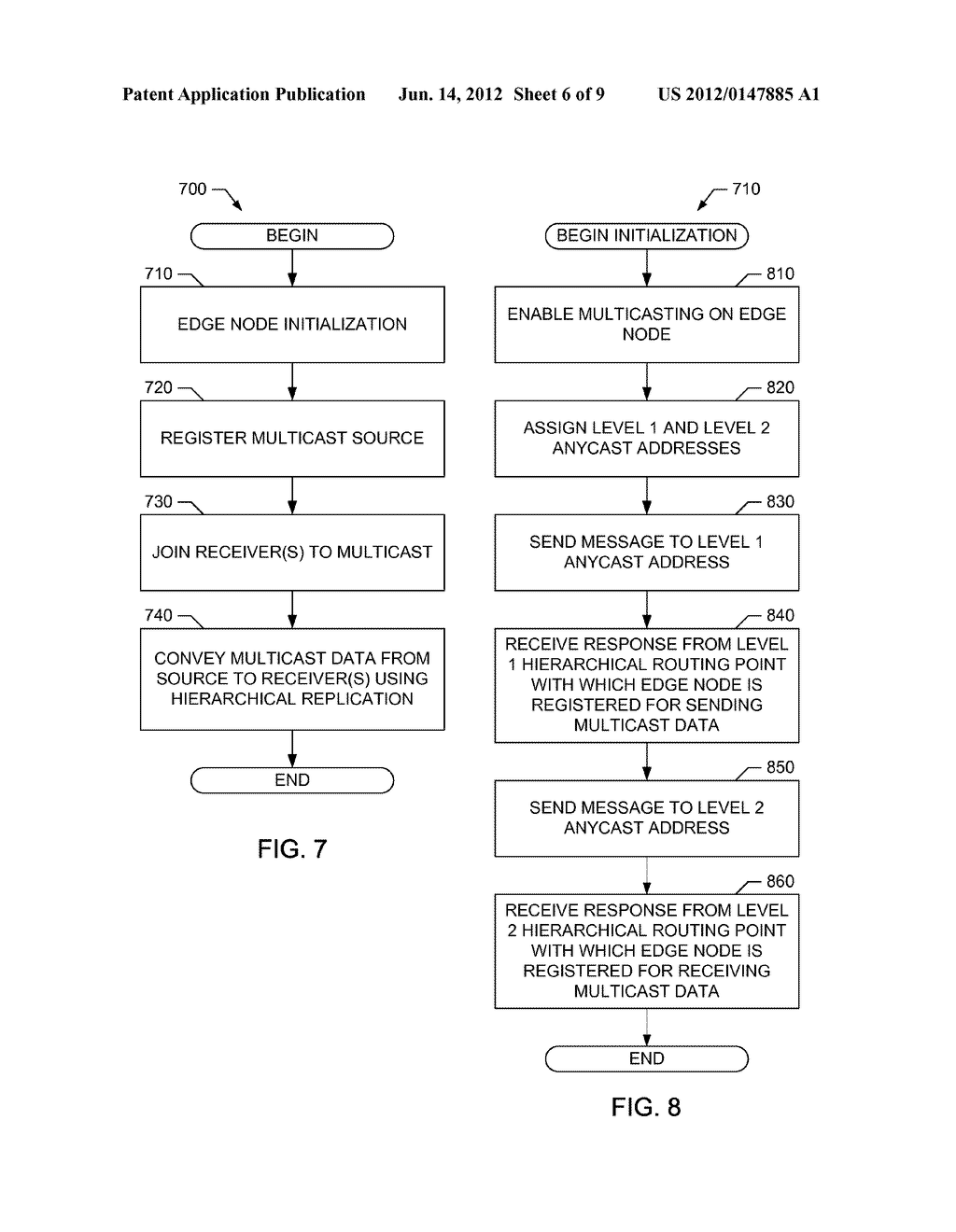 METHODS AND APPARATUS FOR NETWORK MULTICASTING USING HIERARCHICAL     REPLICATION - diagram, schematic, and image 07