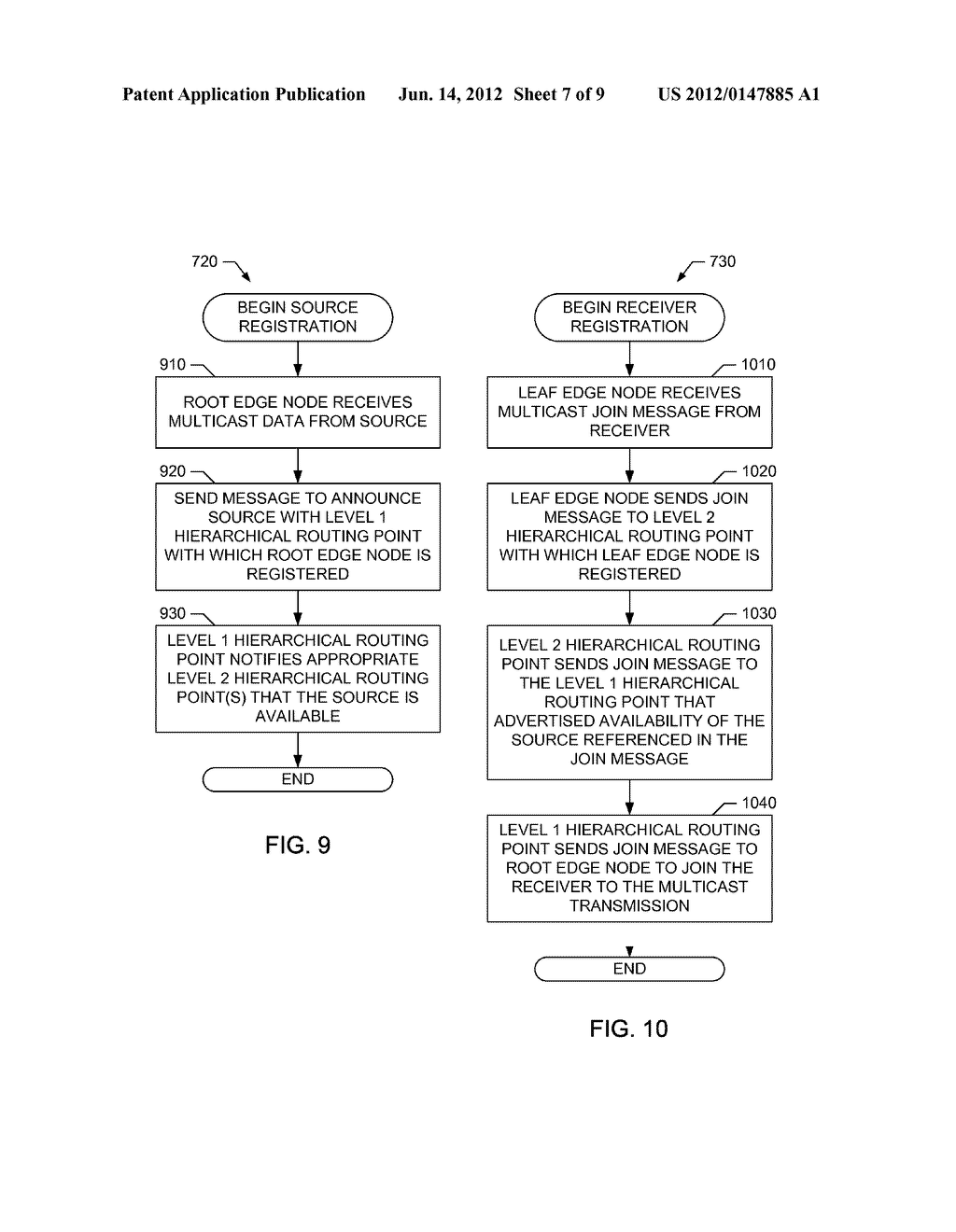 METHODS AND APPARATUS FOR NETWORK MULTICASTING USING HIERARCHICAL     REPLICATION - diagram, schematic, and image 08