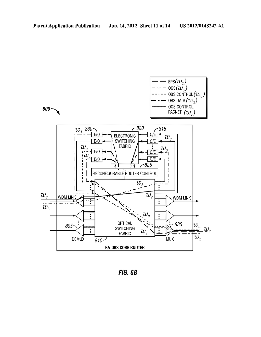 Dense Wavelength Division Multiplexing Multi-Mode Switching Systems and     Methods for Concurrent and Dynamic Reconfiguration with Different     Switching Modes - diagram, schematic, and image 12