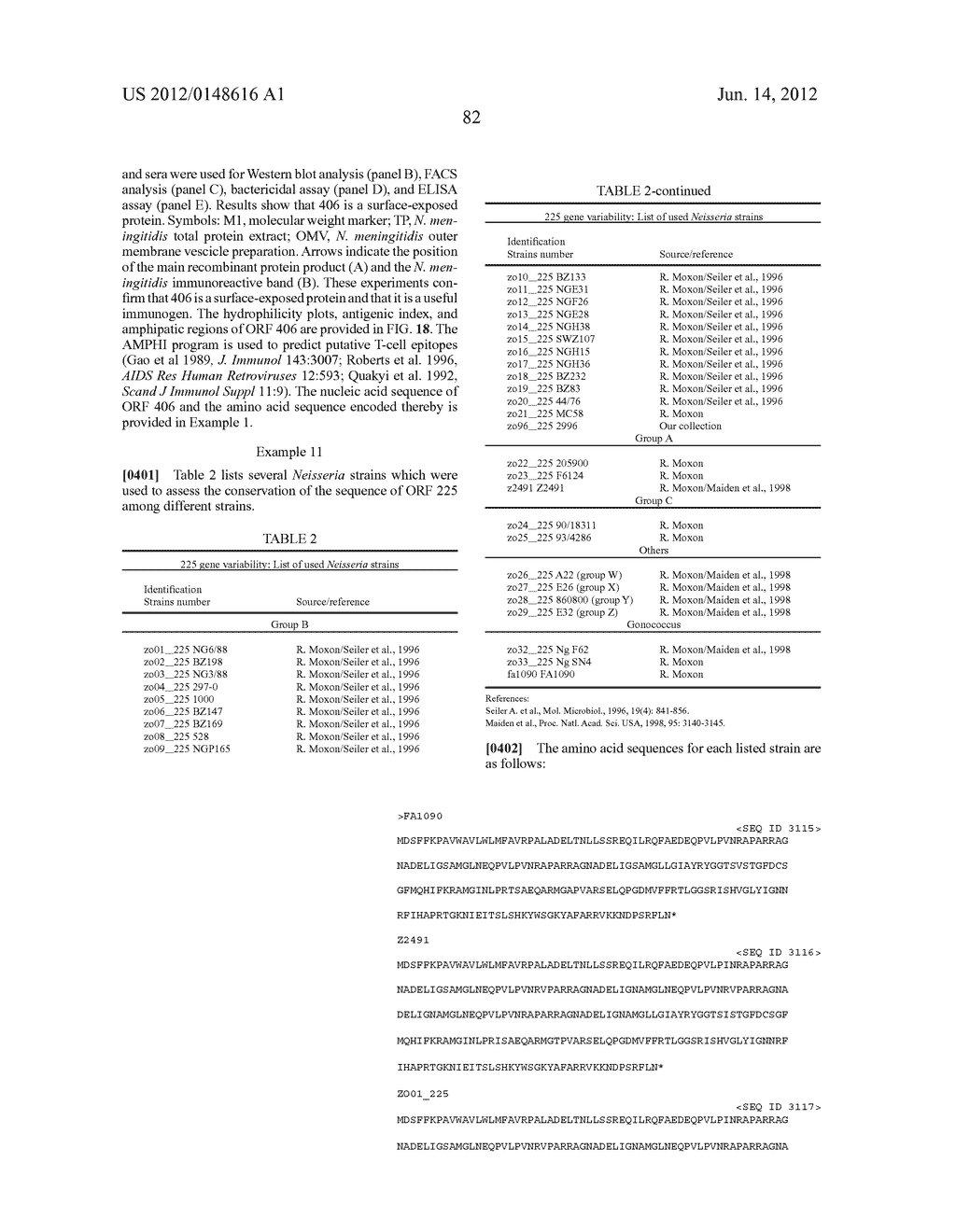 NEISSERIA MENINGITIDIS ANTIGENS AND COMPOSITIONS - diagram, schematic, and image 114