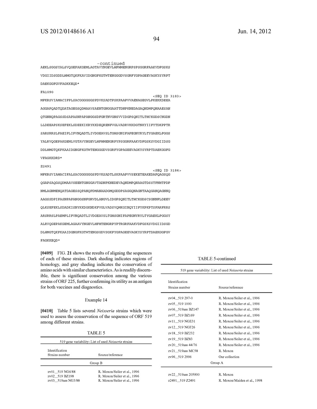 NEISSERIA MENINGITIDIS ANTIGENS AND COMPOSITIONS - diagram, schematic, and image 126