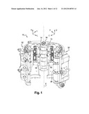 MOLDING DEVICE PROVIDED WITH A CONTROLLED MEANS FOR CLAMPINGLY ATTACHING A     HALF-MOLD BY MEANS OF SLIDABLE ATTACHMENT BOLTS diagram and image