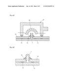 METHOD FOR FORMING A VENT PORT IN A GLASS PANEL, AND GLASS PANEL PRODUCT     MANUFACTURED USING THE SAME diagram and image