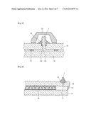 METHOD FOR FORMING A VENT PORT IN A GLASS PANEL, AND GLASS PANEL PRODUCT     MANUFACTURED USING THE SAME diagram and image