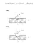 METHOD FOR FORMING A VENT PORT IN A GLASS PANEL, AND GLASS PANEL PRODUCT     MANUFACTURED USING THE SAME diagram and image