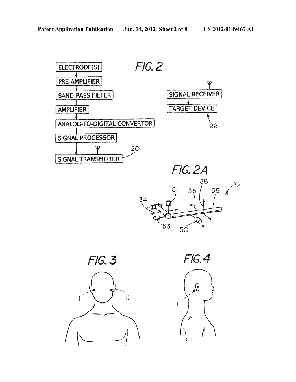 Control System and Apparatus Utilizing Signals Originating in the     Periauricular Neuromuscular System - diagram, schematic, and image 03