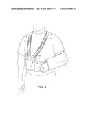 ARM SLING WITH BACKPACK STRAPS diagram and image