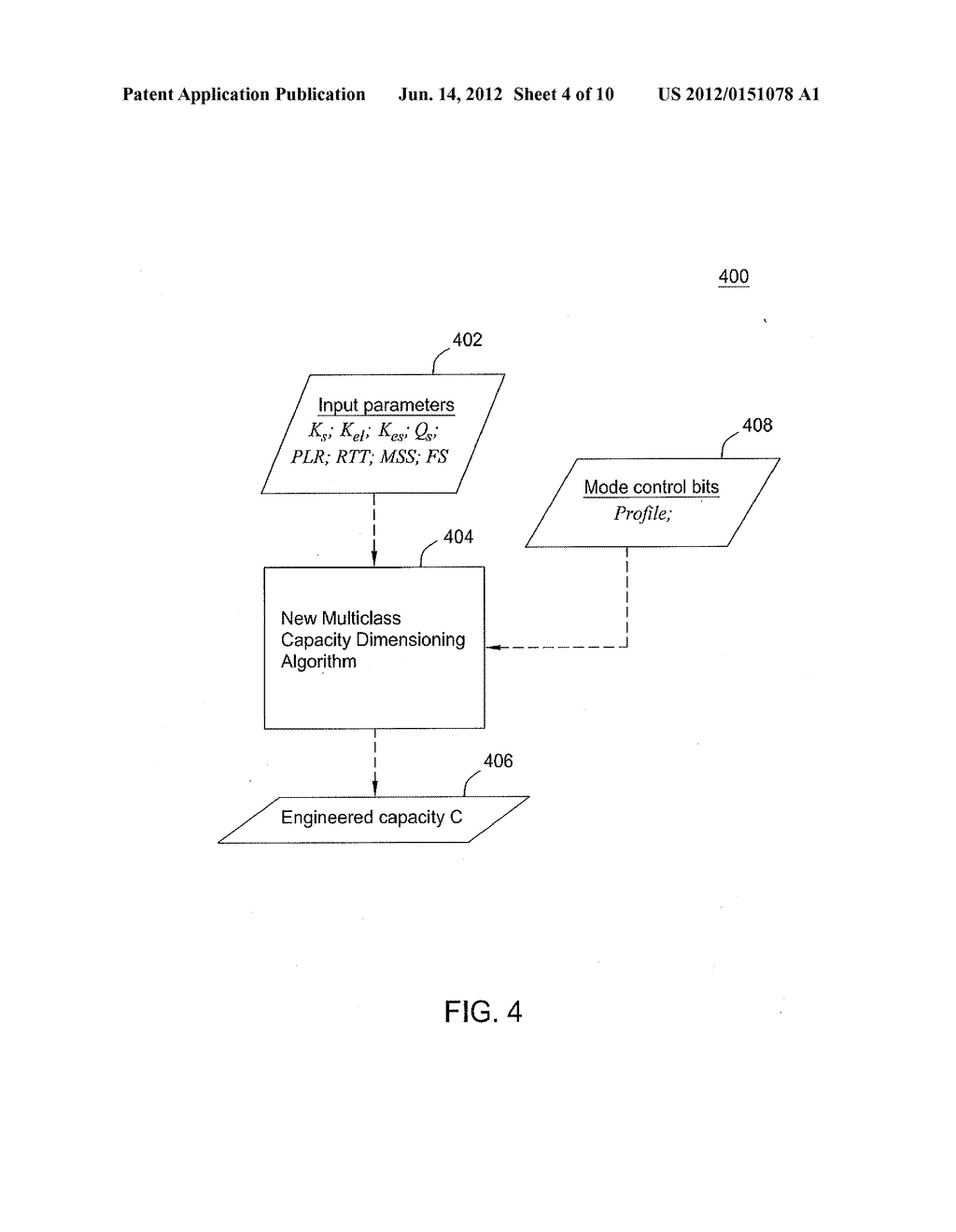 METHOD AND APPARATUS FOR CAPACITY DIMENSIONING IN A COMMUNICATION NETWORK - diagram, schematic, and image 05