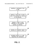 SYSTEM FOR EXTENDING USE OF A DATA ADDRESS BREAK POINT REGISTER TO     IMPLEMENT MULTIPLE WATCH POINTS diagram and image