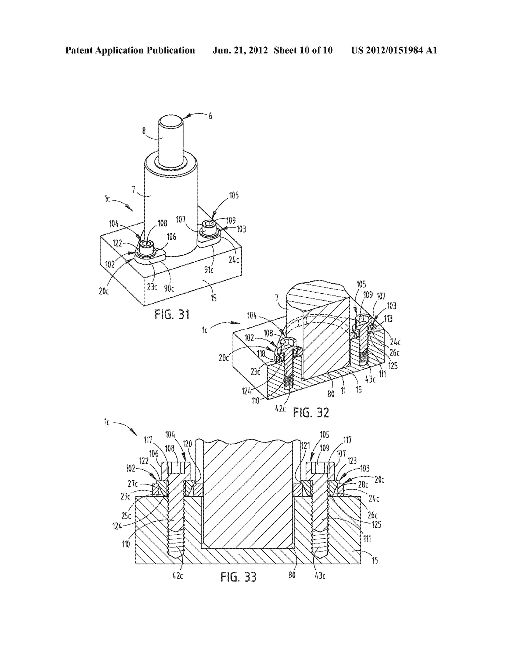 GAS SPRING MOUNTING ASSEMBLY AND METHOD FOR METAL FORMING DIES - diagram, schematic, and image 11