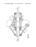 Two-cycle, opposed-piston internal combustion engine diagram and image