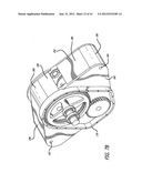 Two-cycle, opposed-piston internal combustion engine diagram and image