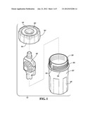 PRESSURE-VENTING CONTAINER FOR DISINFECTION AND STORAGE OF CONTACT LENSES diagram and image