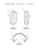 Tire with Protective Appliques diagram and image