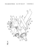 APPARATUS FOR AND METHOD OF BONDING RIBBON IN A NONLINEAR PATTERN TO A WEB diagram and image