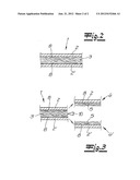 METHOD FOR THE PRODUCTION OF AN ELASTIC COMPOSITE MATERIAL WITH A TEXTILE     SURFACE diagram and image