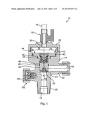 A HIGH PRESSURE GAS DISCHARGE VALVE FOR A FIRE-EXTINGUISHING OR     EXPLOSION-PREVENTING SYSTEM diagram and image