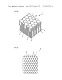 ELECTRODE FOR HONEYCOMB STRUCTURE FORMING DIE diagram and image