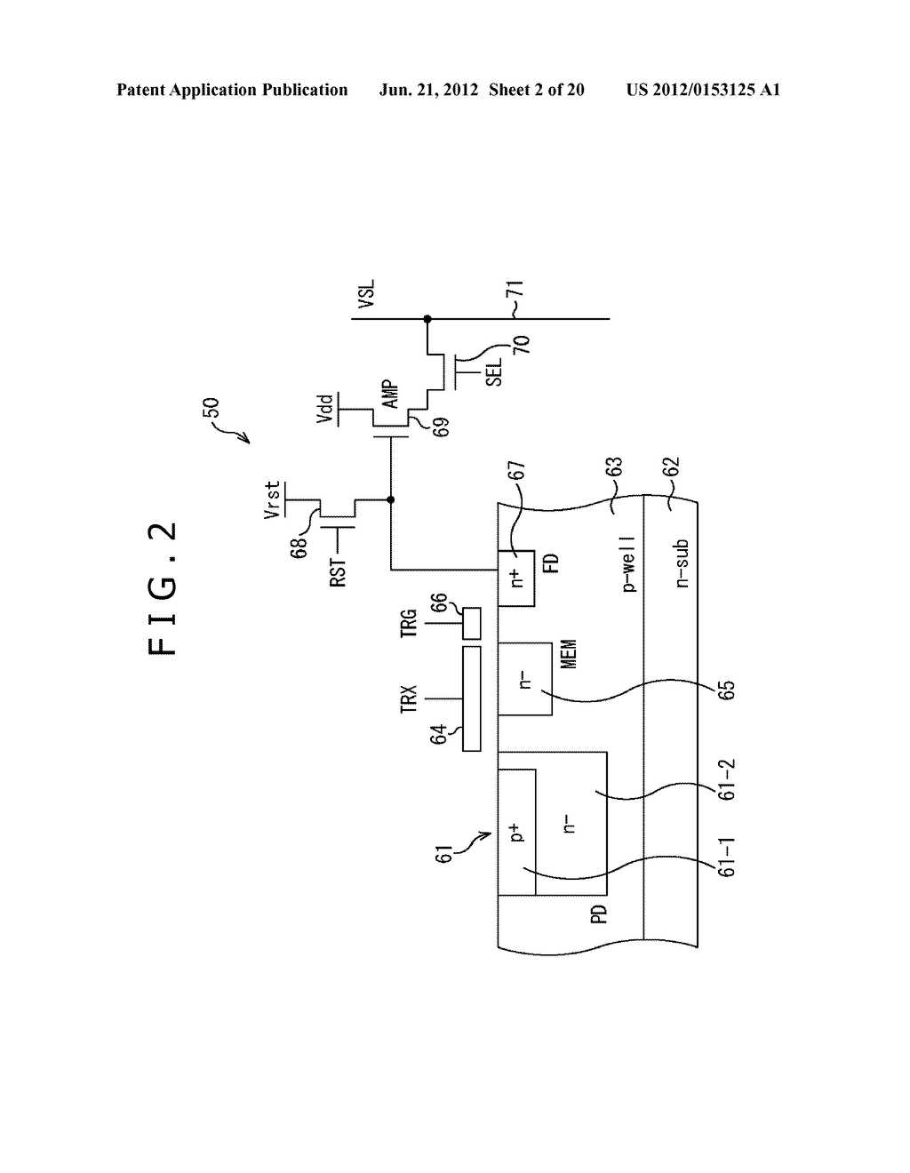 SOLID-STATE IMAGE PICKUP DEVICE, METHOD OF DRIVING SOLID-STATE IMAGE     PICKUP DEVICE, AND ELECTRONIC INSTRUMENT - diagram, schematic, and image 03