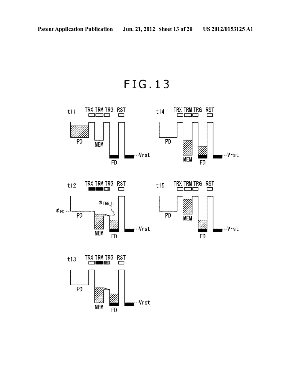 SOLID-STATE IMAGE PICKUP DEVICE, METHOD OF DRIVING SOLID-STATE IMAGE     PICKUP DEVICE, AND ELECTRONIC INSTRUMENT - diagram, schematic, and image 14