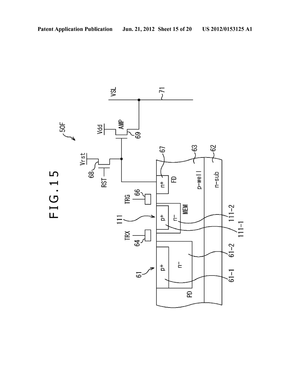 SOLID-STATE IMAGE PICKUP DEVICE, METHOD OF DRIVING SOLID-STATE IMAGE     PICKUP DEVICE, AND ELECTRONIC INSTRUMENT - diagram, schematic, and image 16